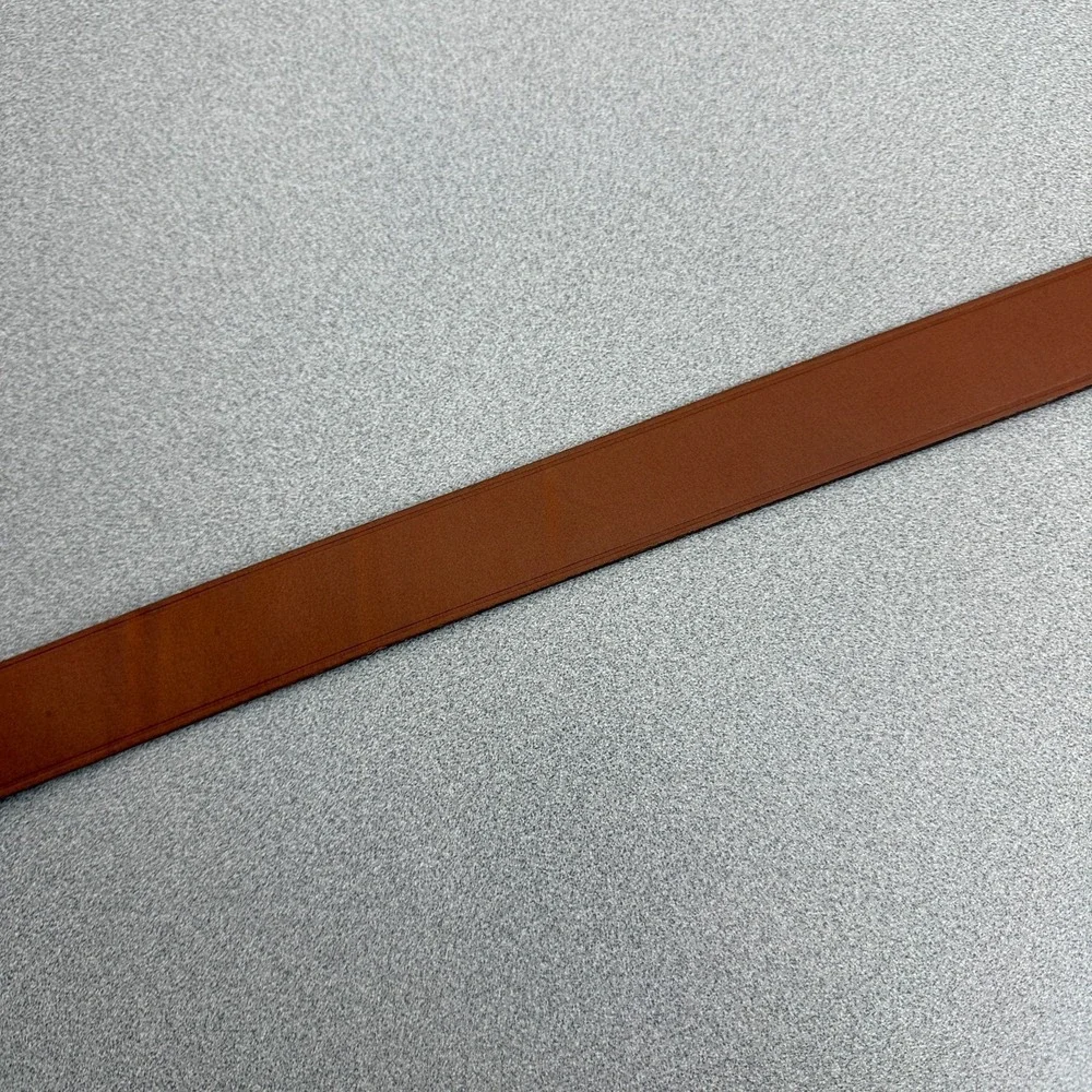 Madewell Leather Belt Womens XXL 2XL Brown Brass Buckle Tip Preppy Classic 1.25" - Picture 4 of 13